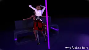 Asian stripper teases big dick before getting fucked