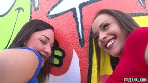 True Anal - Amara Romani and Holly Hendrix Get Asses Filled