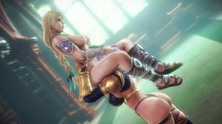 Ivy Valentine and Sophitia Alexandra lesbian sex - Soulcalibur (noname55)