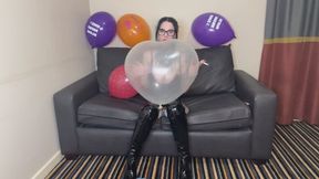 Cigarette balloon pop!