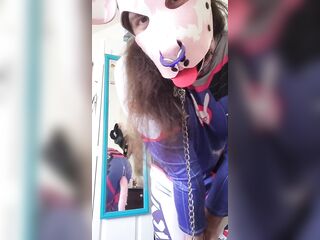 SubbyPuppy x Dva Anal Training and Wand Play