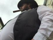low angle fancy fat cowboy smoke clip
