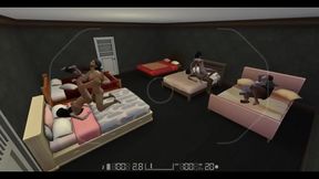 Orgy Caught On Security Camera – 3D Hentai Yuri Action Unleashed