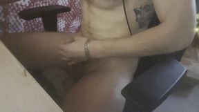 Horny Male Moans While Edging Big Cock (Use Headphones)