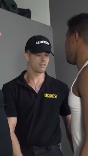 Horny police officer has his BBC sucked by two thieves in 69   Clip 1