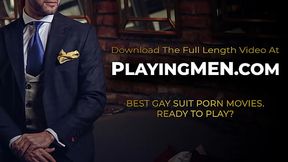 An elegant hunk gave a doggystyle bareback fuck