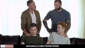 Best Friends Fuck Each Other'_s StepSons - Twink Trade