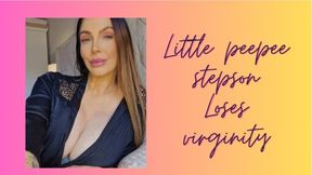 Stepson loses his little peepee virginity to his stepmom
