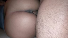 hermanastra me pidio ¡sin penetracion, pero no puedo resistir! creampie inesperado