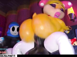Birdo Hard Shemale hentai Banging With Mario Allies And Getting Massive Creampie - Mario Shemale hentai Anime 4k