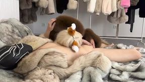 Fur coat fuck: Francis&Alessia'sdirty delights