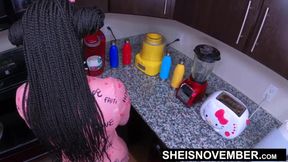 Stepdad's Rough Penetration of Geeky Slut Stepdaughter in Hardcore Doggystyle and Missionary