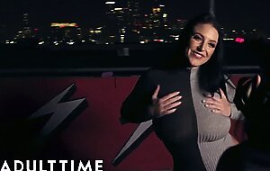 ADULT TIME Angela White & Joanna Angel ANAL Oil Squirt Threesome