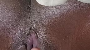 LOUD FART WARNING ?????? ebony teen lpv got creampie orgasm and fart loud while masturbating