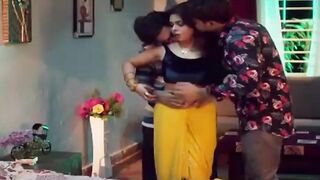 Indian threesome sex in webseries