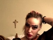 Punk Babe Smoking for you