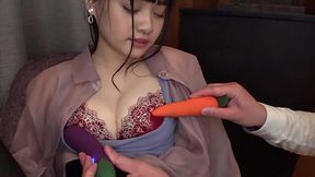 Japanese hustler sacrifices her fragile cunt to a rude client