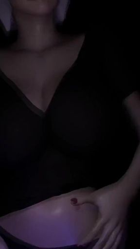 Girl stripping and giving you a blow job: 3d porn POV