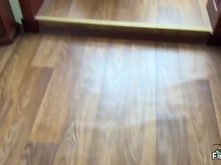 Stepmother and Son, cum in pussy