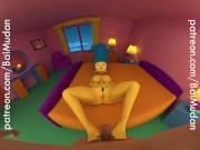 The Simpsons - Marge Simpson Footjob POV
