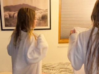 We met 2 BEAUTIES at the SPA and BANGED 'em in the room!