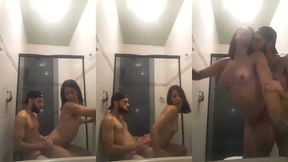 sitting and bouncing on a 23 cm cock