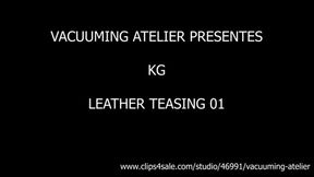 KG TOUCHING HERSELF ON LEATHER OUTFIT 01 HD