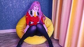 Pov: Greedy Slut Zero Two Cant Stop Squirting While You Fuck Her - Cosplay