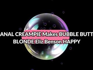 ANAL CREAMPIE Makes THE DAY OF BUBBLE ASS GOLDEN-HAIRED Eliz Benson GLAD