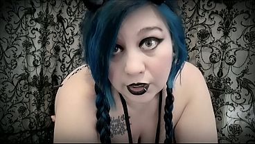 Give Me Your Seed JOI / sex demon big tits goth girl succubus encourage you to jerk off instructions Kyra Hellfire