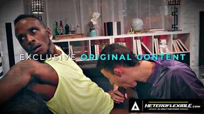 HETEROFLEXIBLE - Horny Crush Daddy & Mike Monroe Find Porn DVD & End Up Sucking In Dorm