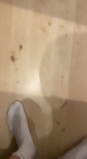 Athletic twink shows off his cock