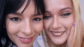 7on2 wet mega gangbang! two busty babes larisa leite & daniela ortiz get fisting dvp dap and a lots of pee from seven big cocks eks549