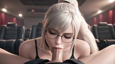 AI anime cowgirl deepthroat big dick big tits handjob missionary
