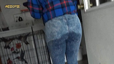 Cheyenne Jewel Pissing Skintight High Rise Jeans