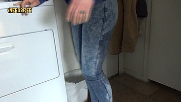 Cheyenne Jewel Pissing Skintight High Rise Jeans