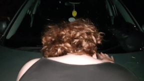 BBC Outdoor Anal Pounding Spanking My Booty with a Belt