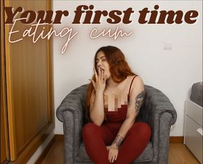 Your first time eating cum - JOI (BETASAFE)