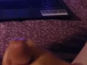 Dicky Spreadum watching Bailey Brooke Cums the Same Time