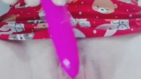 Gozando com meu vibrador rosa