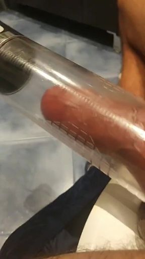 Pumping my dick