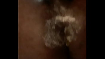 DL black hubby fucks self with huge dildo while wife&#039_s away