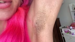 nali marie sweaty armpits wet spit play boob bouncing