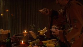 katja kassin takes steve holmes up the ass in this medieval scene