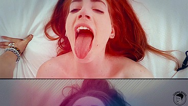 Aria Carson Sexy Red Head Fucking Huge Whte Cock SQUIRTING