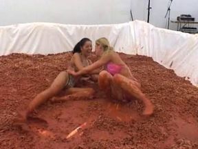 Naked Lesbian Mud Wrestling - mud wrestling - Sex videos & porn