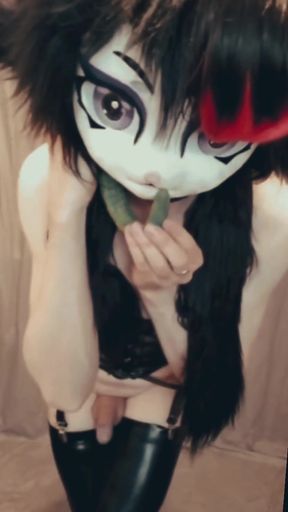 Fantasizing with tentacles in a playful solo scene