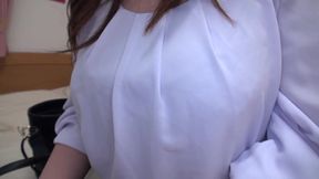 Japanese cute busty milf