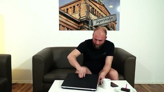 Whore with a hot pussy takes his dick on all fours