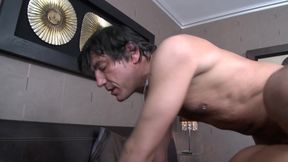 Anal morning fuck with hot couple in the bedroom